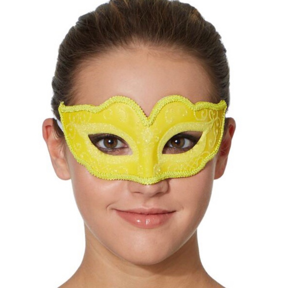 BEAUTIFUL Venetian yellow mask